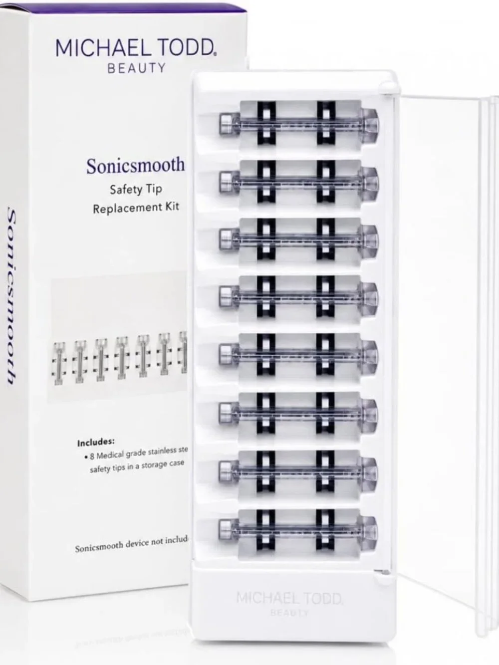Single-Use Dermaplaning Blade Refills, 8-Pack | Compatible with Sonic Smooth